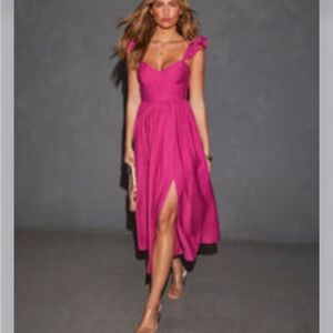Vici Fuchsia Maxi Dress